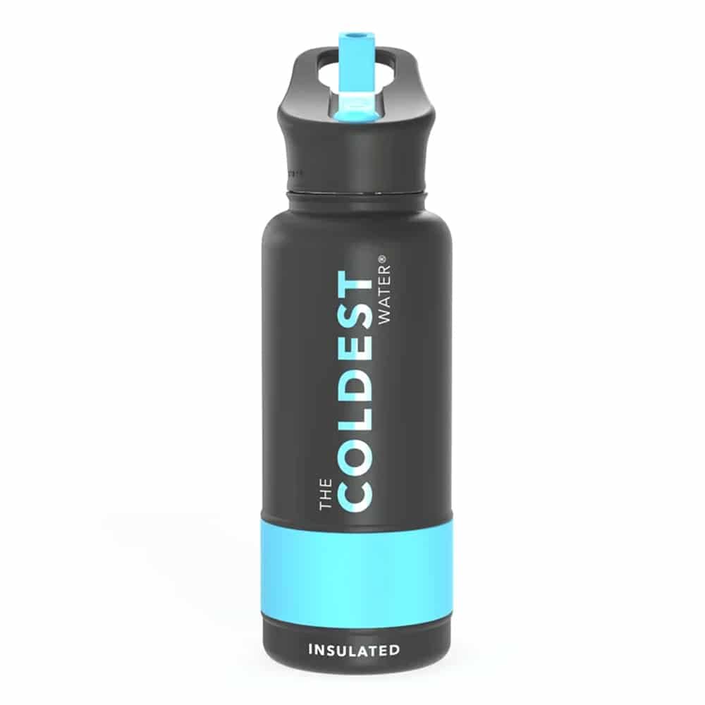 Amazon.com: Coldest Insulated Water Bottle with Straw Lid